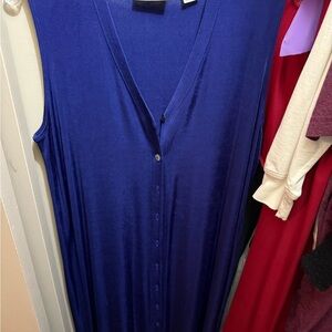 Chico's V-Neck Knit dress in Royal Blue